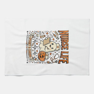 Linge De Cuisine Chemise vintage citrouille fantôme Halloween Nurse