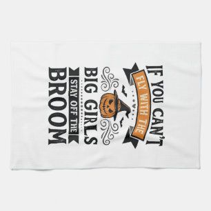 Linge De Cuisine Chemise vintage drôle balai grande fille Halloween