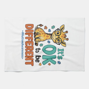Linge De Cuisine Chemise vintage girafe différente de sensibilisati