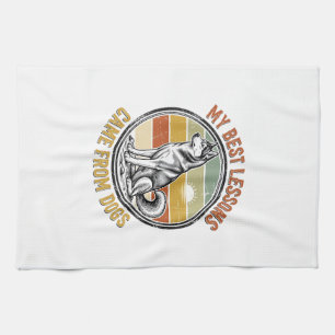 Linge De Cuisine Chemise vintage pour amoureux de chiens avec gravu
