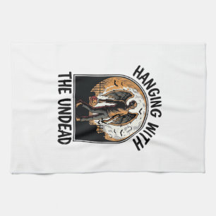 Linge De Cuisine Chemise Zombie Chill Graphique Halloween Vintage_1