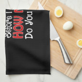 Linge De Cuisine Cher Père Noël, Je Peux Expliquer Des Citations De (Quart Plié)