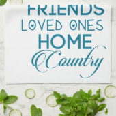 Linge De Cuisine Chercher ce qui compte Turquoise (Plié)