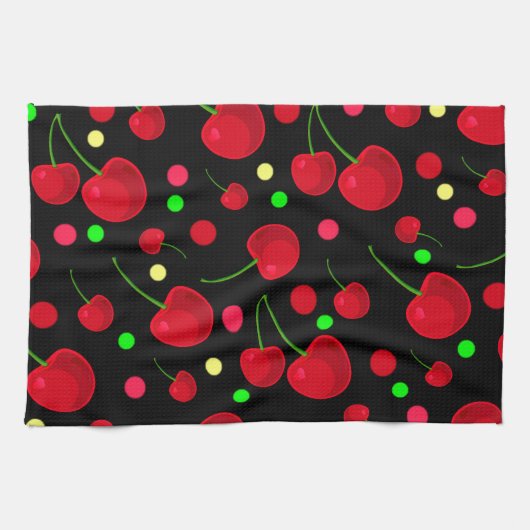 LINGE DE CUISINE CHERRIES PLUS (Horizontal)