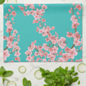 Linge De Cuisine Cherry Blossom Watercolor Kitchen Towels (Plié)