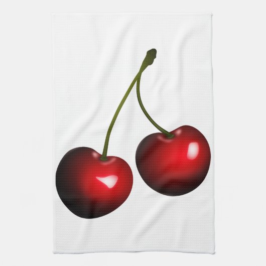 Linge De Cuisine Cherry Kitchen Towel (Vertical)