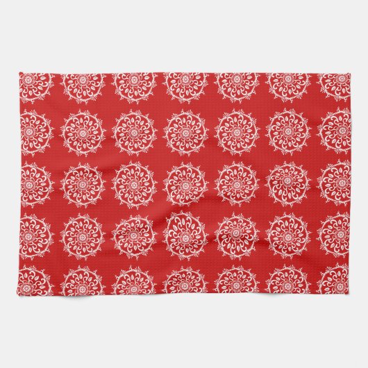 Linge De Cuisine Cherry Mandala (Horizontal)
