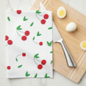 Linge De Cuisine Cherry Motif Easy Cherry Dessin Cherry Art Cher (Quart Plié)