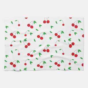 Linge De Cuisine Cherry Motif Easy Cherry Dessin Cherry Art Cher