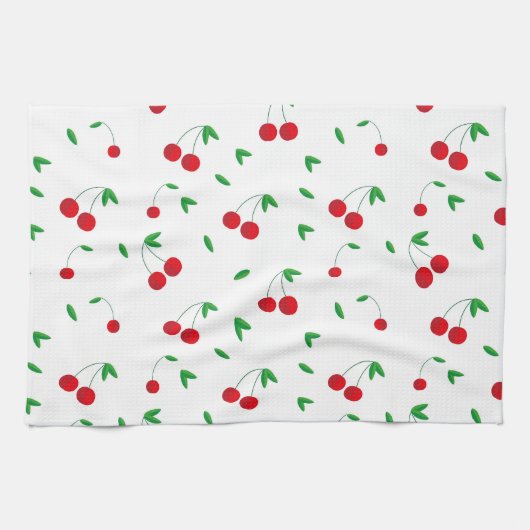 Linge De Cuisine Cherry Motif Easy Cherry Dessin Cherry Art Cher (Horizontal)