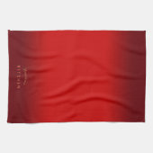 Linge De Cuisine Cherry Red Ombre (Horizontal)