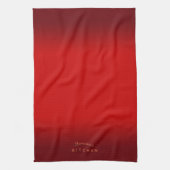 Linge De Cuisine Cherry Red Ombre (Vertical)
