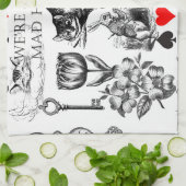 Linge De Cuisine Cheshire Chat classique alice au merveilleux fou (Plié)