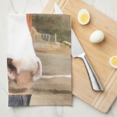 LINGE DE CUISINE CHESTNUT CHEVAL (Quart Plié)