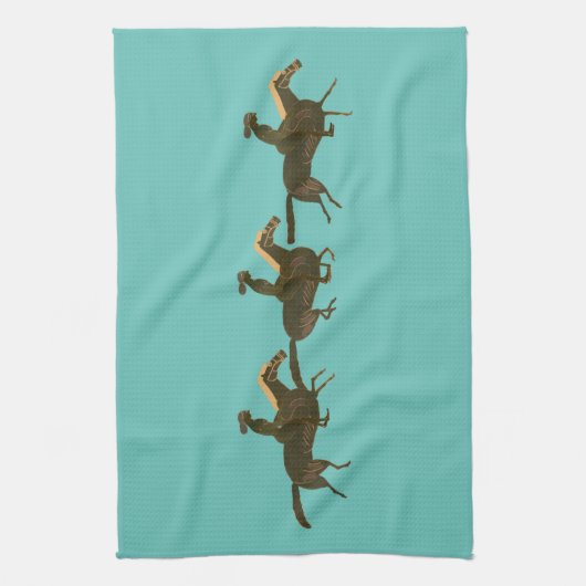 Linge De Cuisine Cheval (Vertical)