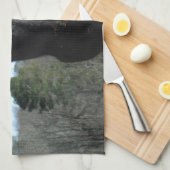 Linge De Cuisine Cheval à bascule noir secouru (Quart Plié)