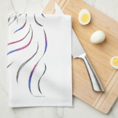 Linge De Cuisine Cheval arabe élégant (Quart Plié)