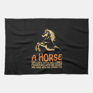 Linge De Cuisine Cheval Art A Horse Gallops