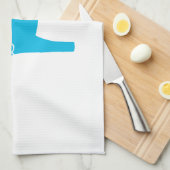 Linge De Cuisine Cheval bleu de Dala (Quart Plié)