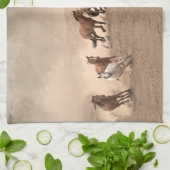 Linge De Cuisine Cheval dans l'automne II (Plié)