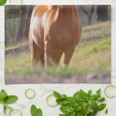 Linge De Cuisine Cheval dans les bois (Plié)