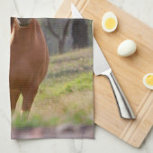Linge De Cuisine Cheval dans les bois (Quart Plié)