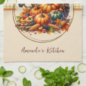 Linge De Cuisine Cheval d'automne (Plié)