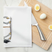 Linge De Cuisine Cheval de carrousel (Quart Plié)