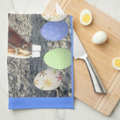 Linge De Cuisine Cheval de châtaignes de Pâques (Quart Plié)