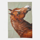 Linge De Cuisine Cheval de châtaignes Morgan (Vertical)