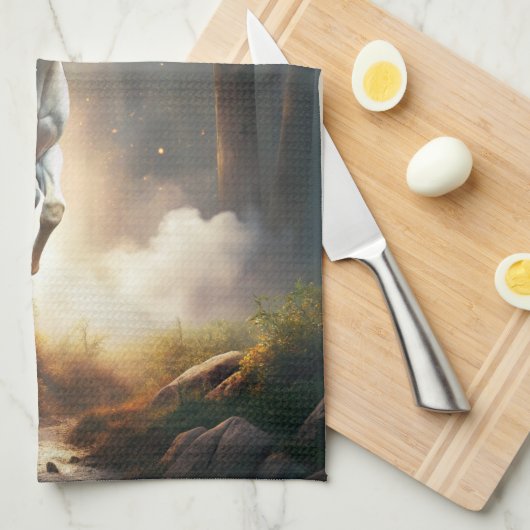 Linge De Cuisine Cheval de course (Quart Plié)