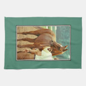 Linge De Cuisine Cheval de course affirmé 1978 de pur sang (Horizontal)