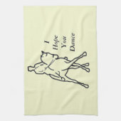 Linge De Cuisine Cheval de dressage et cavalier - demi de passage (Vertical)