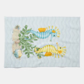 Linge De Cuisine Cheval de la mer d'Imaginaire et Bling (Horizontal)