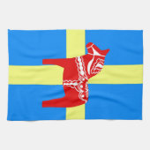 Linge De Cuisine Cheval de la Suède Dala (Horizontal)