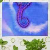 Linge De Cuisine Cheval de mer Cute Cadeau animal marin (Plié)