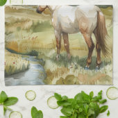 Linge De Cuisine Cheval de montagne (Plié)