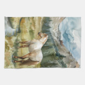 Linge De Cuisine Cheval de montagne (Horizontal)