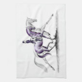 Linge De Cuisine Cheval Dressage en Trot Piaffe (Vertical)