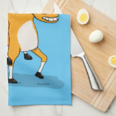 Linge De Cuisine Cheval drôle d'équitation (Quart Plié)