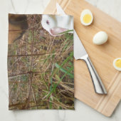 Linge De Cuisine cheval et fleur de printemps Bunny (Quart Plié)