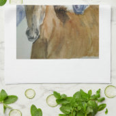 Linge De Cuisine Cheval et poney (Plié)