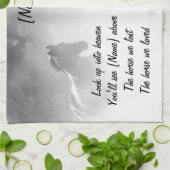 Linge De Cuisine Cheval galopant hors de la brume (Plié)