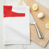 Linge De Cuisine Cheval rouge de Dala (Quart Plié)