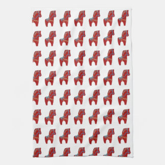 Linge De Cuisine Cheval rouge de Dala