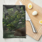 Linge De Cuisine Cheval sauvage dans la forêt (Quart Plié)