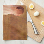 Linge De Cuisine cheval sauvage vintage (Quart Plié)