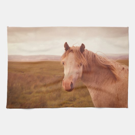 Linge De Cuisine cheval sauvage vintage (Horizontal)