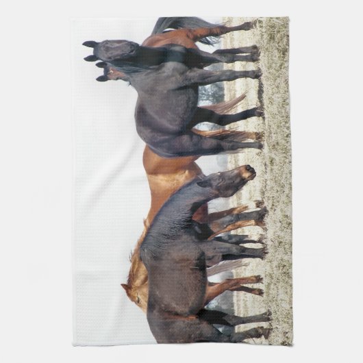 LINGE DE CUISINE CHEVAUX (Vertical)