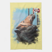 Linge De Cuisine Chevaux/Cabalos/Horses (Vertical)